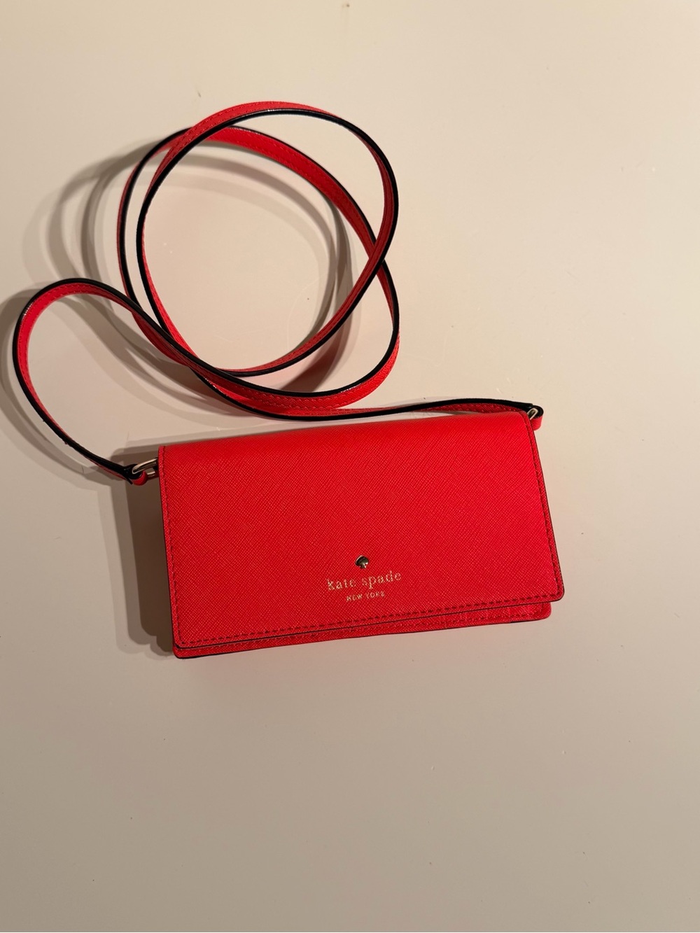 kate spade Red Crossbody Wallet